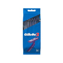 Gillette Blue II Disposable Razor 5's <br> Pack Size: 6 x 5's <br> Product code: 251943