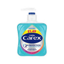 Carex Hand Wash Original 250ml PM£1.49 <br> Pack size: 6 x 250ml <br> Product code: 332393