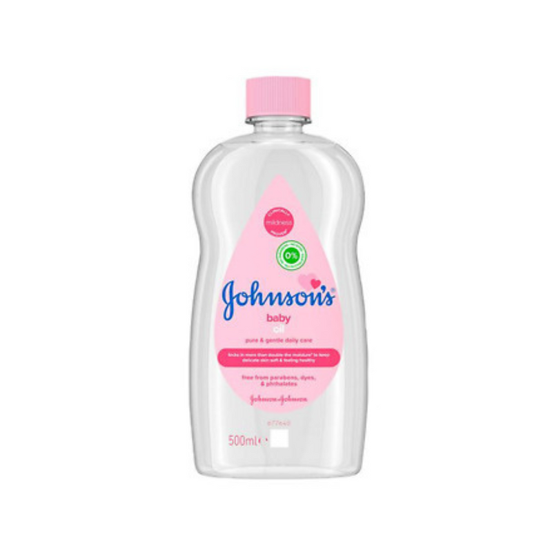 Johnson Baby Oil 500ml <br> Pack size: 6 x 500ml <br> Product code: 401960