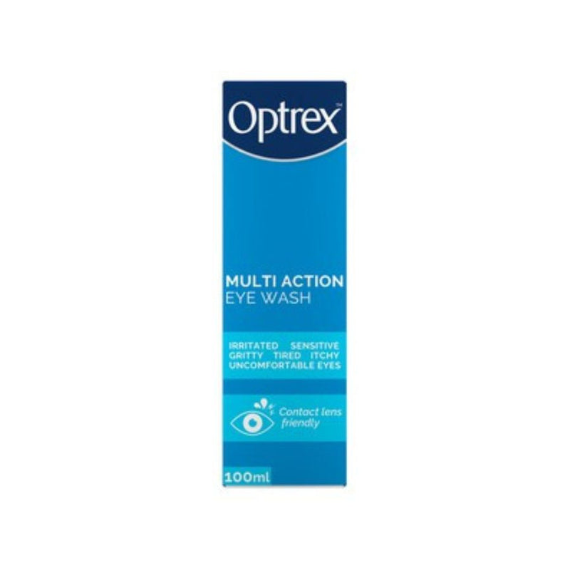 Optrex Multi Action Eye Wash 100Ml <br> Pack size: 4 x 100ml <br> Product code: 155301