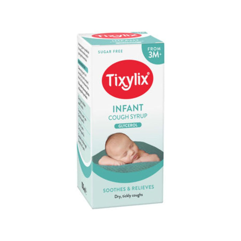 Tixylix Infant Cough Syrup 100ml <br> Pack size: 6 x 100ml <br> Product code: 196534