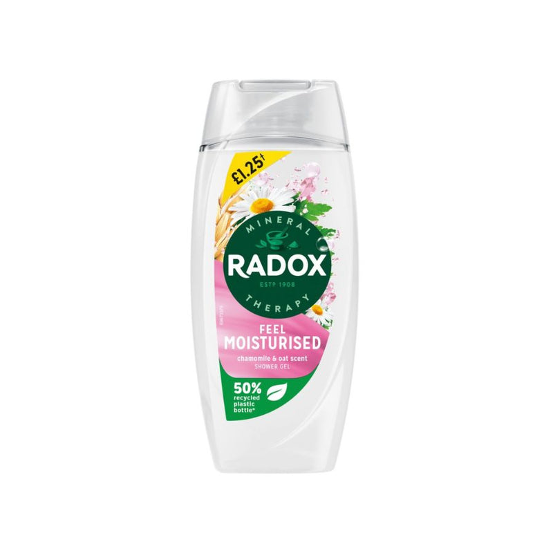 Radox Shower Gel Moisturise 225ml PM£1.25 <br> Pack size: 6 x 225ml <br> Product code: 316330