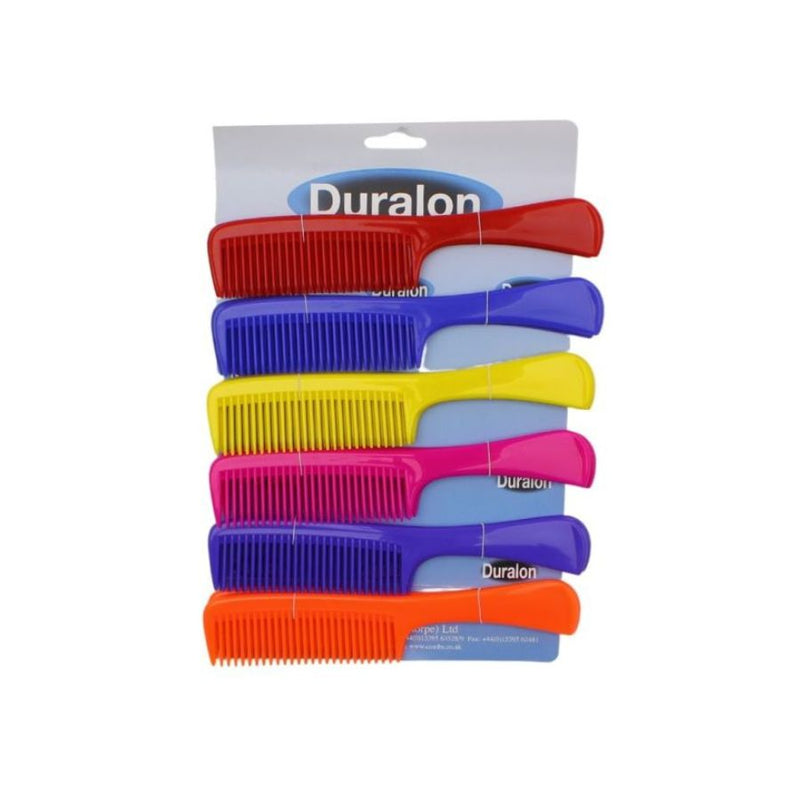 Duralon Combs With Hand Assorted <br> Pack size: 12 x 1 <br> Product code: 213660