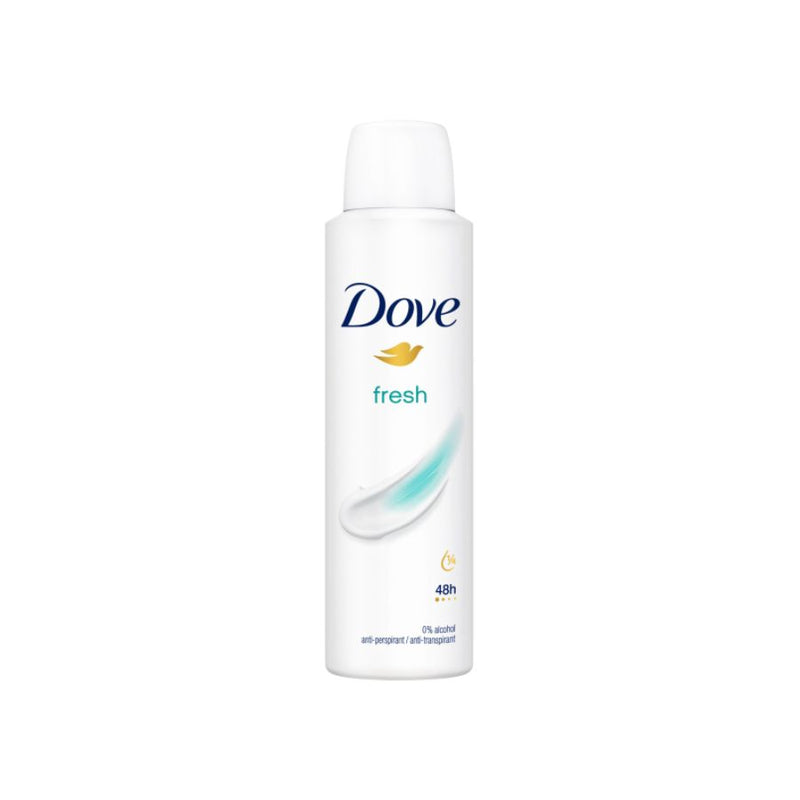 Dove Women Antiperspirant Fresh 150ml <br> Pack size: 6 x 150ml <br> Product code: 271173