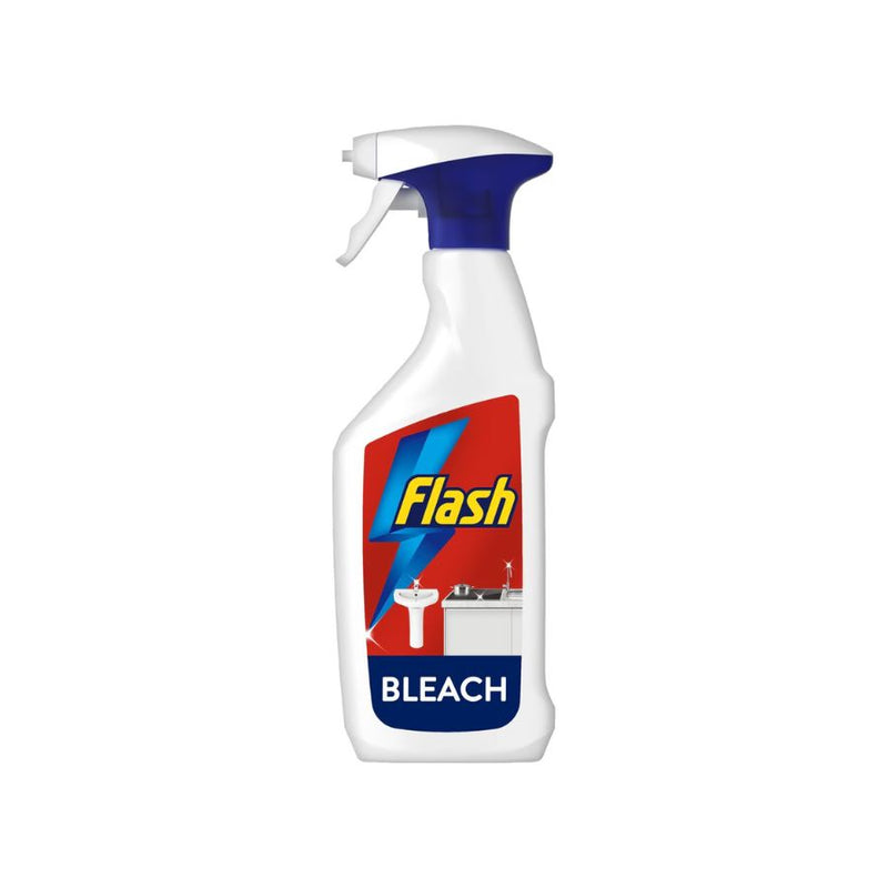 Flash Spray With Bleach 500ml PM £2.49 <br> Pack size: 10 x 500ml <br> Product code: 544790