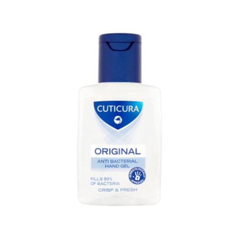 Cuticura Original Crisp & Fresh Anti Bacterial Hand Gel 50ml <br> Pack Size: 6 x 50ml <br> Product code: 332430