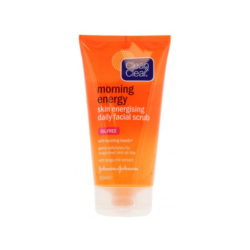 Clean & Clear Morning Skin Energising Daily Facial Scrub 150ml <br> Pack Size: 6 x 150ml <br> Product code: 222132