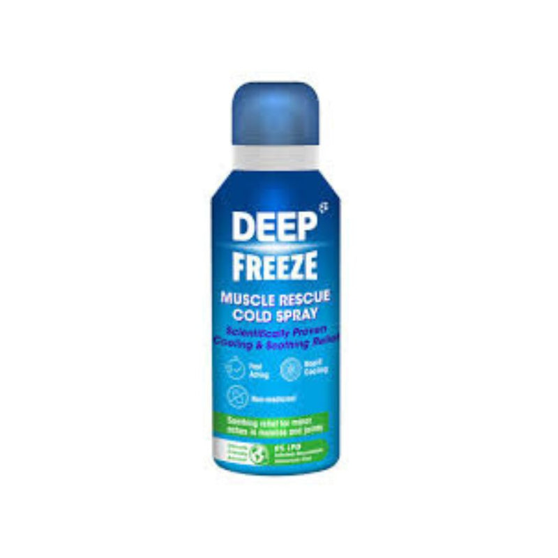 Deep Freeze Muscle Rescue Cold Spray 72.5ml <br> Pack size: 6 x 72.5ml <br> Product code: 132234