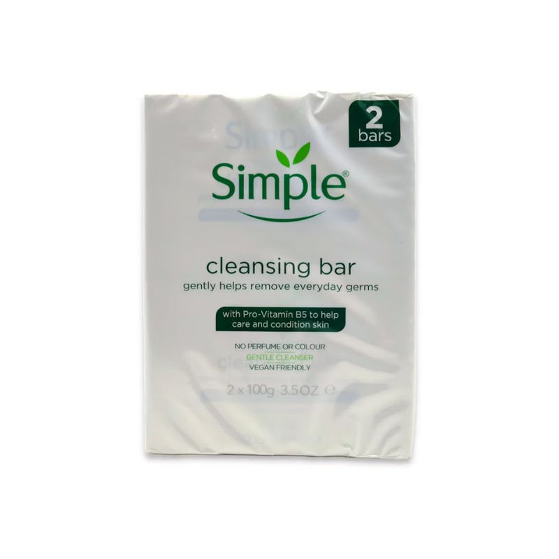 Simple Soap Antibacterial Twin 100g <br> Pack size: 24 x 100g <br> Product code: 336113