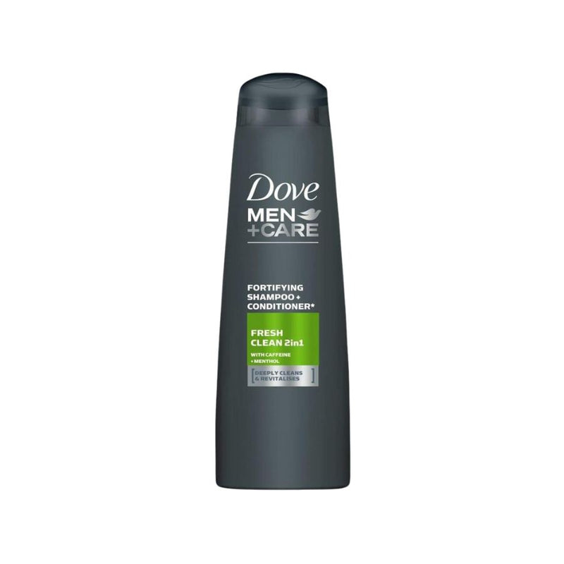 Dove Men+Care Fresh Clean 2 in 1 Shampoo and Conditioner 250ml <br> Pack size: 6 x 250ml <br> Product code: 312905