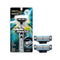 Gillette Mach 3 Razor + 2 Blades <br> Pack size: 6 x 1 <br> Product code: 252221